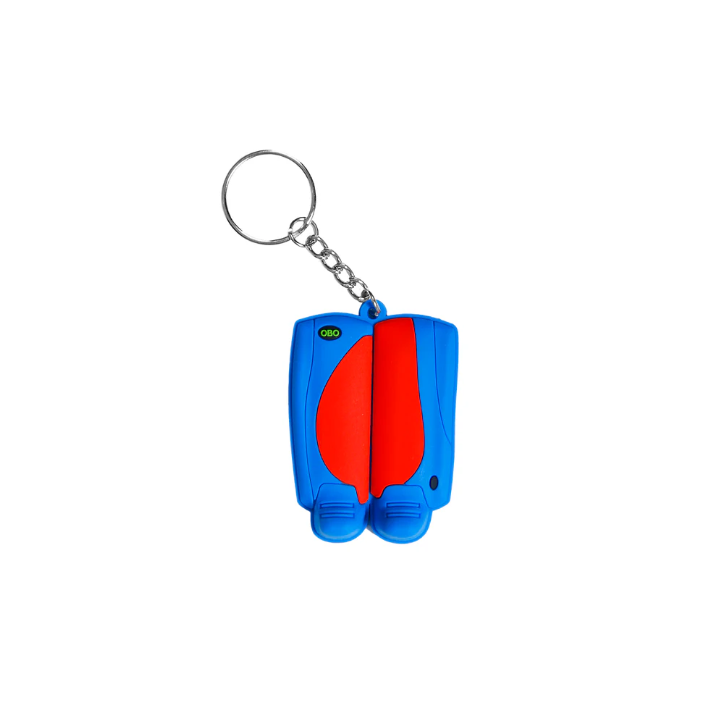 Llavero Guardas de Portero OBO Azul Rojo | Todo Para Hockey