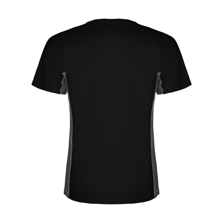 Camiseta Roly Shanghai Negro Gris Plomo