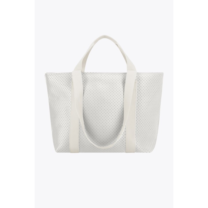 Bolso Hockey Osaka Neoprene Tote Gris Claro