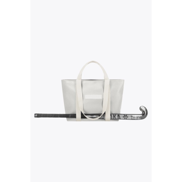 Bolso Hockey Osaka Neoprene Tote Gris Claro